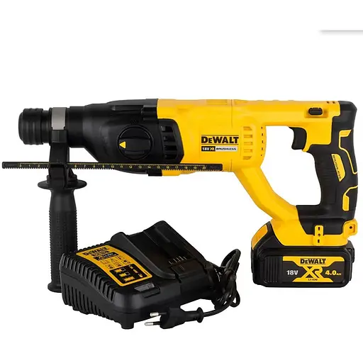 Перфоратор аккумуляторный DeWALT SDS-Plus с АКБ и ЗУ DCH133M1 - фото 1