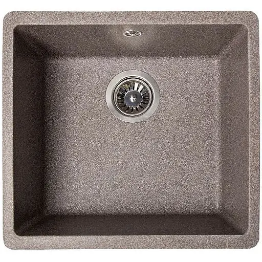 Гранітна кухонна мийка Romzha Mira U-400 Maro (801) під стільницю - фото 1
