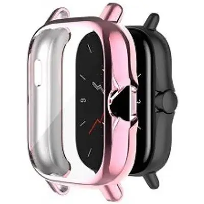 Чехол-накладка DK Silicone Face Case для Xiaomi Amazfit GTS 2/2e (pink rose) - фото 2