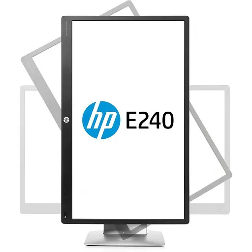 Монітор HP E240 черн (24" IPS/1920x1080/16:9/250кд/м/7мс) (VGA/HDMI/DP/VESA) Б/В - фото 4