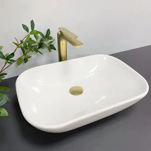 Умивальник VBI Pavia white накладний VBI-012605, Білий - фото 1