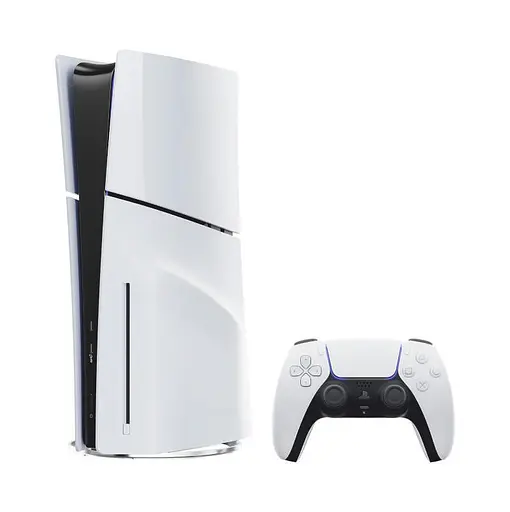 Консоль Sony PlayStation 5 Slim Blu-ray 1TB + Геймпад бездротовий DualSense White + гарантія Б/В - фото 2