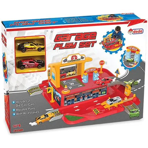 Паркінг ігровий Dede з мийкою заправкою автомобілями та аксесуарами (3066)