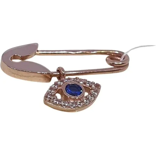 Золотая брошь-булавка Империя золота с фианитами. Артикул БШ680И