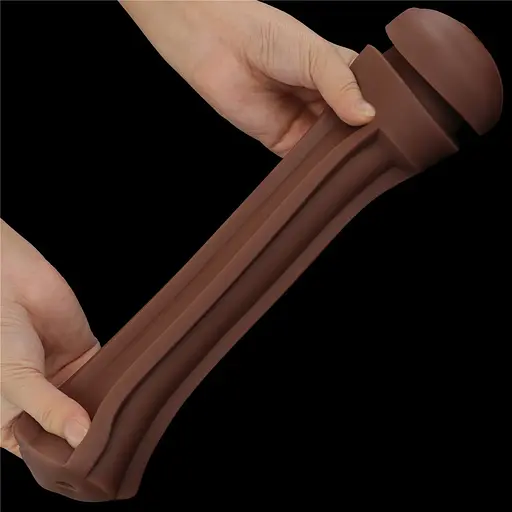 Мастурбатор Lovetoy Pleasure Brew Sultry Stout 19.8 см коричневий - фото 11