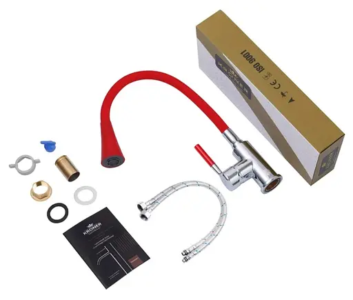 Змішувач для кухні Kroner KRM Kuche - C132RED (CV033129) - фото 8