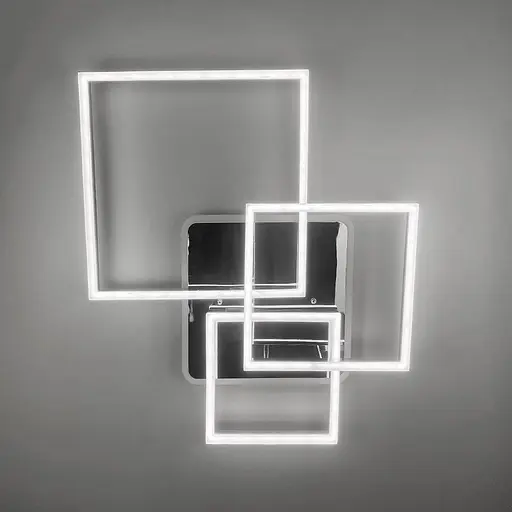 Світлодіодна люстра Ideal Lux Frame у хромованому корпусі | Арт. A 11017/3 RGB CH | Line F - фото 4