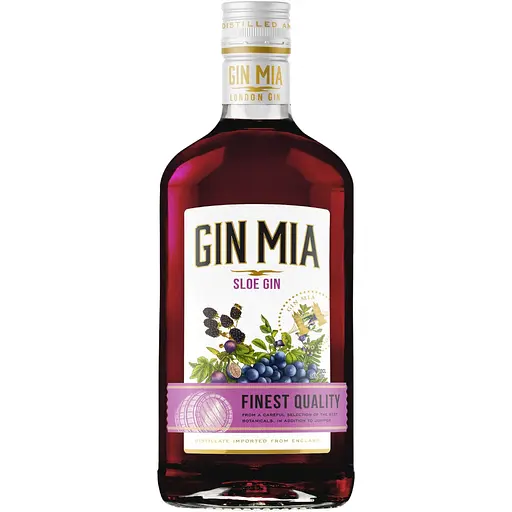 Ликер на основе джина Gin Mia Sloe со вкусом терна 26% 0.7 л