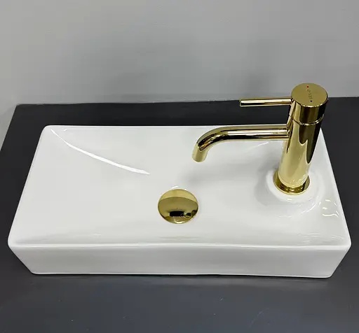 Умивальник VBI Malvizzo L white накладний підвісний VBI-015622, Білий - фото 2