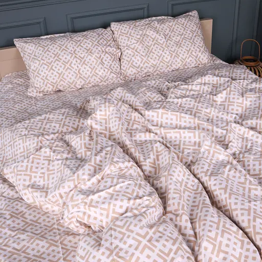 Комплект постільної білизни бязь MIRSON Abstract Beige 110х140см (2200013164678) - фото 1