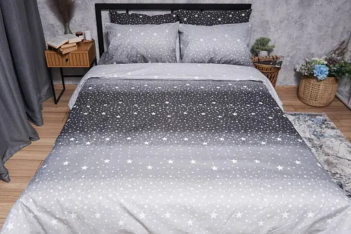 Пододеяльник Moon&Star Микросатин Premium Starry Night Полуторный 143x210 см - фото 2