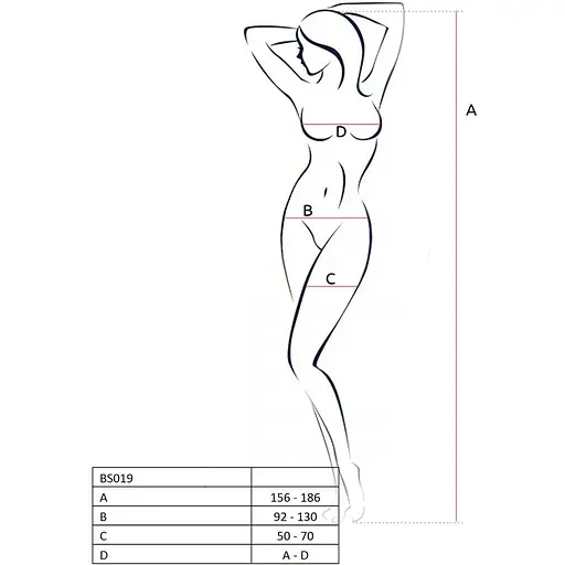 Бодістокінг Passion BS019 White, комбінезон, імітація панчіх і пояса - фото 4