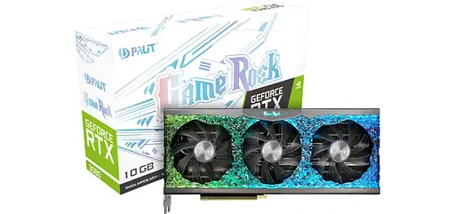 Відеокарта Palit GeForce RTX 3080 GameRock (NED3080U19IA-1020G/LHR)