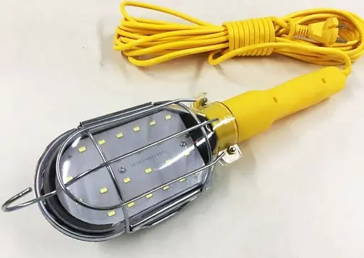 Світильник ліхтар WD-362 для СТО із гачком жовтий 10 м - фото 5