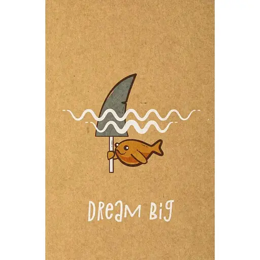 Еко-блокнот Kiri sketch "Мрій" в крапку на пружині