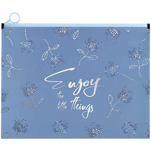 Папка на блискавці zip-lock Axent Flower Symphony-3 А4+ (1497-46-A)