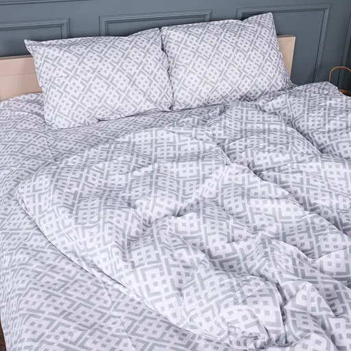 Пододеяльник MirSon Ranforce Elite Abstract Gray 200х220 см (2200013164371) - фото 4