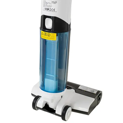 Пилосос вертикальний бездротовий Adler AD 7077 2-в-1 вологе та сухе прибирання 13 кПа 27 хв роботи - фото 5