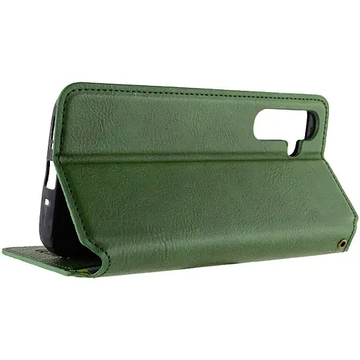 Шкіряний чохол-книжка GETMAN Cubic (PU) для Samsung Galaxy M34 5G Зелений - фото 4