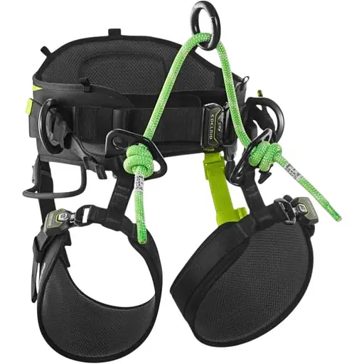 Страховочная система Edelrid TreeRaptor Black/Green S/M (1017-820240142190)