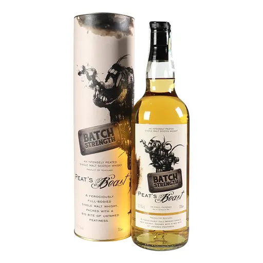 Виски Peat's Beast Cask Strength Single Malt Scotch Whisky 52.1% 0.7 л в тубусе - фото 6