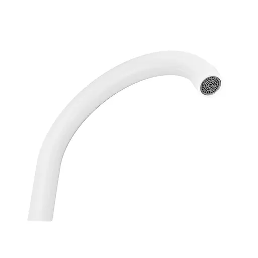 Змішувач для кухні Plamix Diego-011-B white PM0658, Білий - фото 3