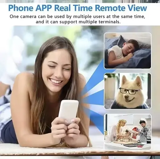 WiFi-камера X5 1080P HD - міні-камера спостереження з нічним баченням, детектором руху, широким кутом 140° - фото 15