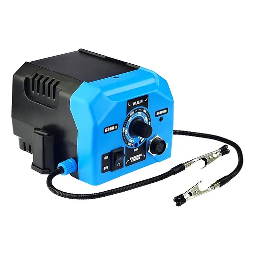 Паяльная станция WEP 936A-II, паяльник, держатели плат и припоя, 120W, 200-480 гр C - фото 3