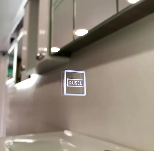 Дзеркало Dusel DE-M3021 65x80 см, Білий - фото 2