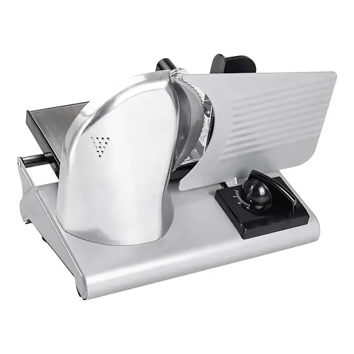 Слайсер електричний Sokany SK-446 500 Вт професійна скибкорізка для м'яса та продуктів Сріблястий - фото 5