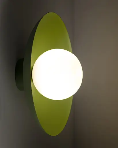 Бра, настенный светильник TK Lighting 10935 Slate G9 1x8W IP20 зеленый - фото 3