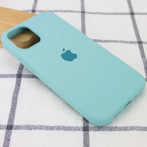 Чохол Silicone Case Full Protective (AA) для Apple iPhone 13 mini (5.4) Бірюзовий / Marine Green - фото 2