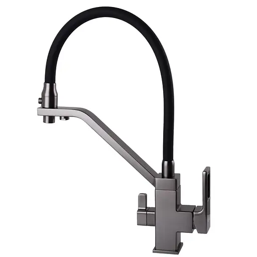 Смеситель для кухни под осмос Globus Lux Lazer GLLR-0900-11-01 Графит - фото 4