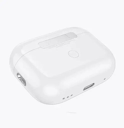 Наушники беспроводные в кейсе Hoco EW90 True wireless ANC noise reduction BT headset белые - фото 3