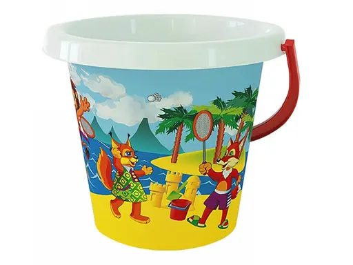 Ведро 1 ТехноК, с рисунком