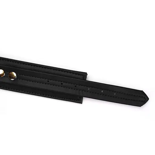 Нашийник з повідцем Liebe Seele Black Organosilicon Collar With Leash - фото 5