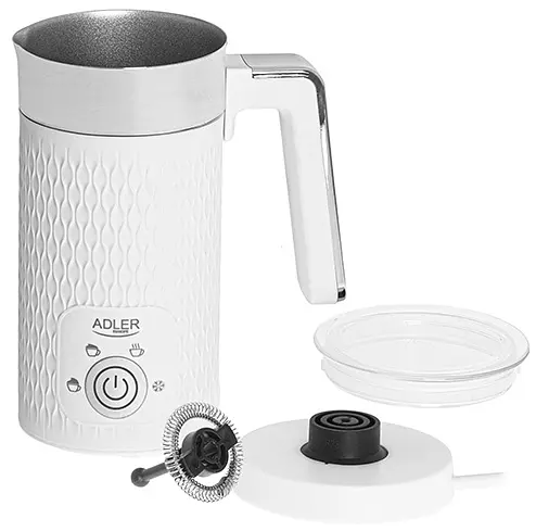 Вспениватель молока Adler AD 4494 white — вспенивание и подогрев (латте и капучино) - фото 2