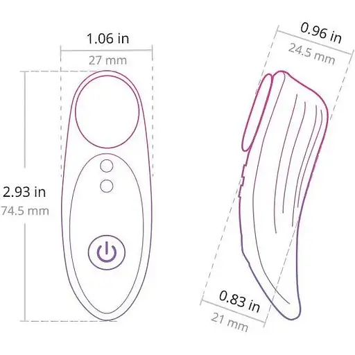 Смарт-вібратор в трусики Lovense Ferri - фото 3