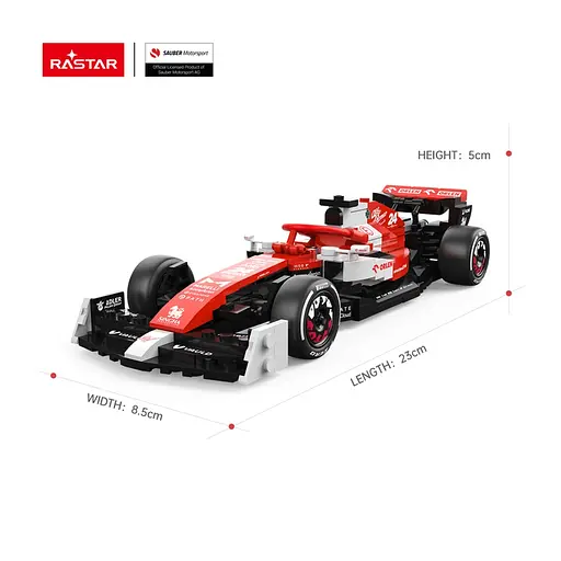 Конструктор RASTAR Alfa Romeo F1 C42 1:24 елементів 340 шт. червоний 92300 - фото 6