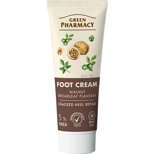 Крем для ніг Зелена Аптека, що загоює проти тріщин на ступнях, 75 мл.