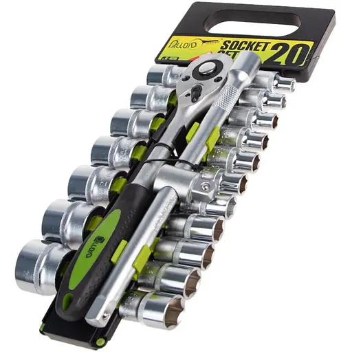 Набор головок Alloid 1/2, 8-32 мм 20 предметов (НГ-4020П) - фото 2