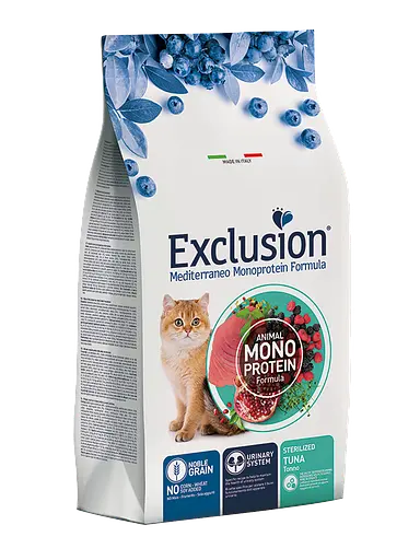 Корм Exclusion Sterilized Tuna для стерилізованих котів з тунцем 1кг (на вагу) - фото 3