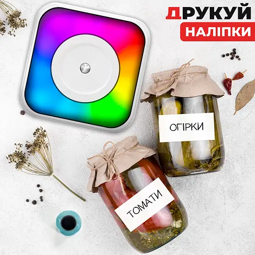 Bluetooth термопринтер JETIX Mini Printer Student 2 | Портативний принтер нічник із набором термопаперу в комплекті - фото 7