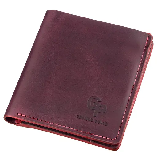 Кожаный женский кошелек Grande Pelle 9.5х10х2 см acs0015079 - фото 1