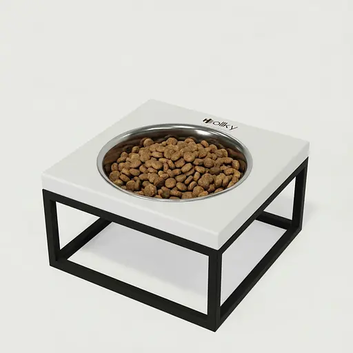 Hollky Base Solo M — миска на підставці для котів і середніх собак (1 × 0,8 л)
