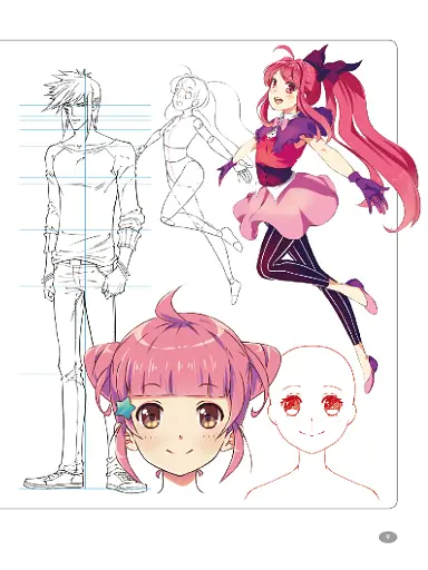 Як малювати аніме. Вчимося малювати оригінальних персонажів за простими шаблонами - фото 8