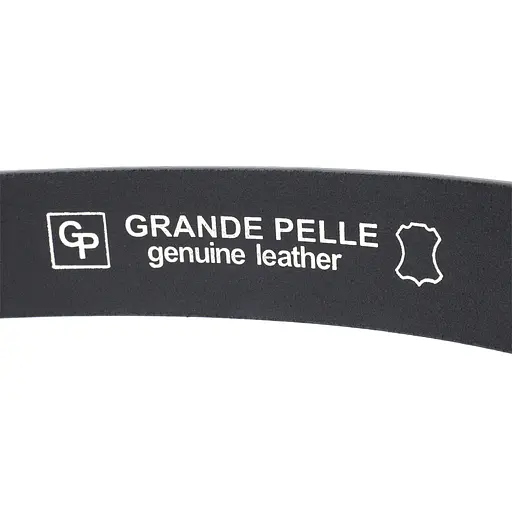 Ремінь шкіряний Grande Pelle чоловічий 3,8х120 см acs0026889 - фото 4
