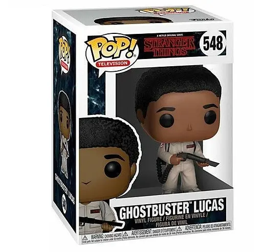 Фигурка Funko Pop Ghostbuster Lucas Лукас Синклер Stranger Things Очень странные дела 10см ST GL548 - фото 3