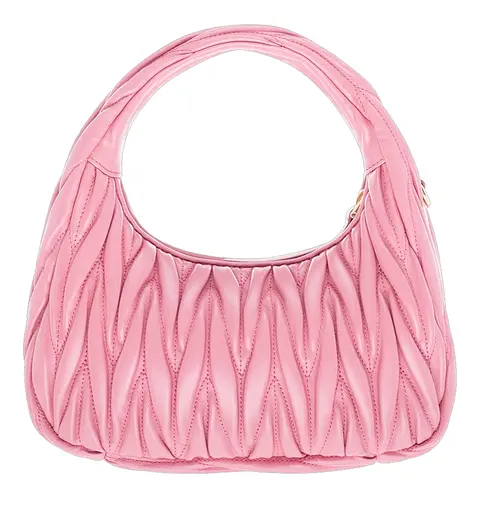 Женская кожаная сумка Wander (Розовая) - фото 2