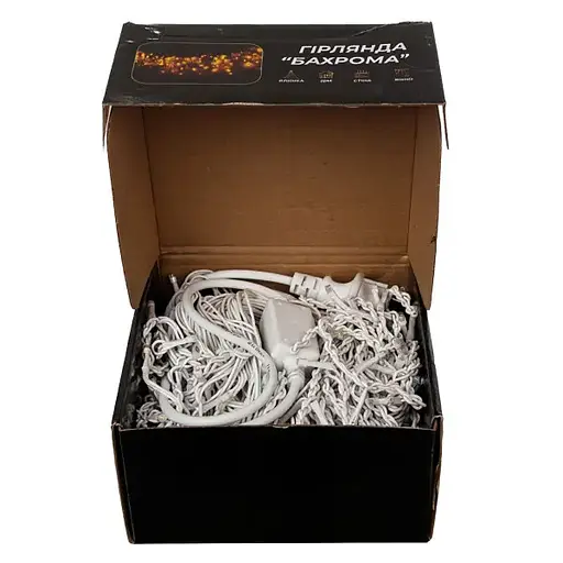 Вулична гірлянда Бахрома GarlandoPro 25 м 405 LED білий дріт Жовтий 25MWY - фото 3